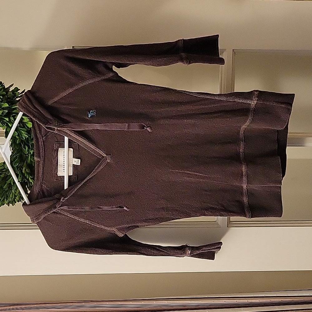 Brown Abercrombie Hooded Top